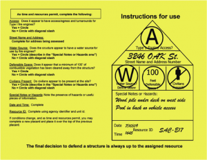 Triage Card